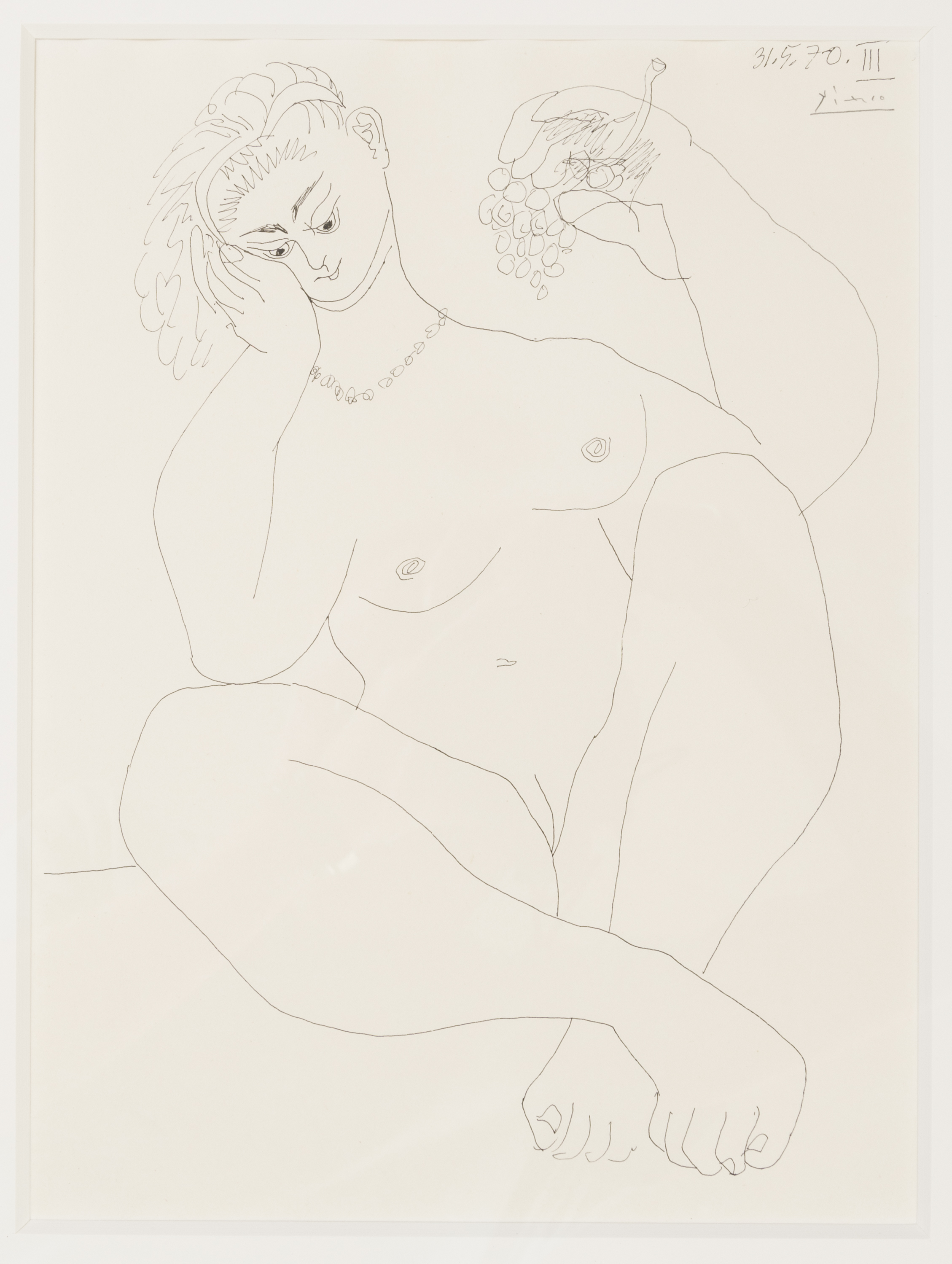  Nude with a Bunch of Grapes (Nu à la grappe de raisin)